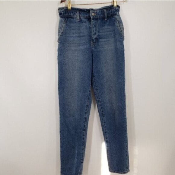 Kancan Estilo Paperbag Jeans Light Medium Wash Hi Rise Size 27 - Picture 3 of 12